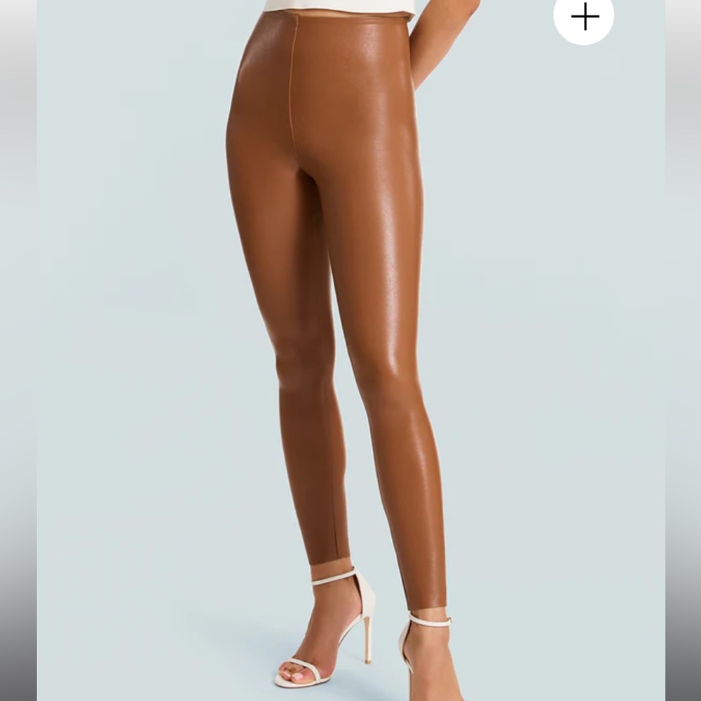 Commando Faux Leather Leggings Tan